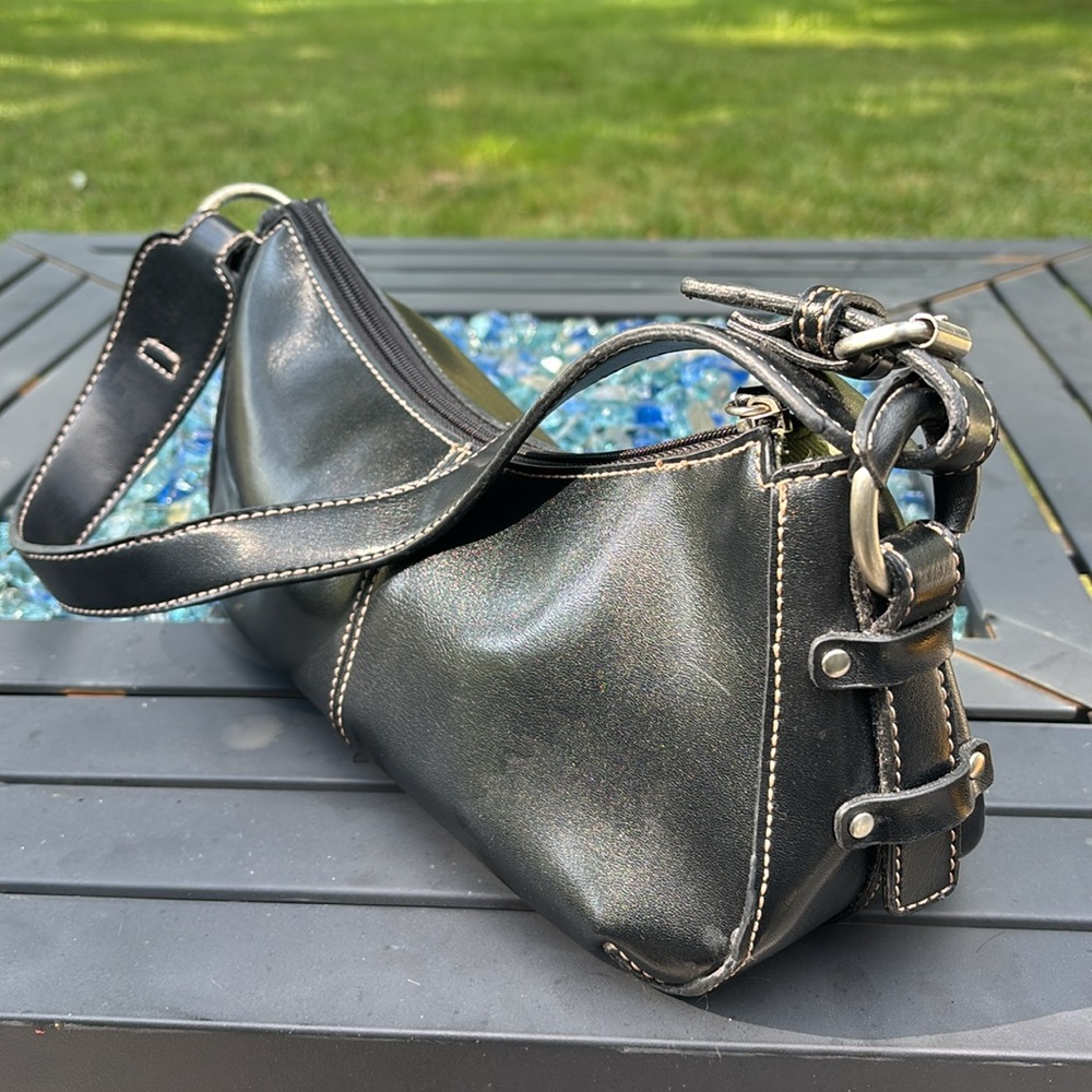 Y2K Faux-Leather SHOULDER BAG BLACK - Picture 6 of 13